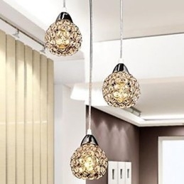Lustre en cristal K9 pour petits repas