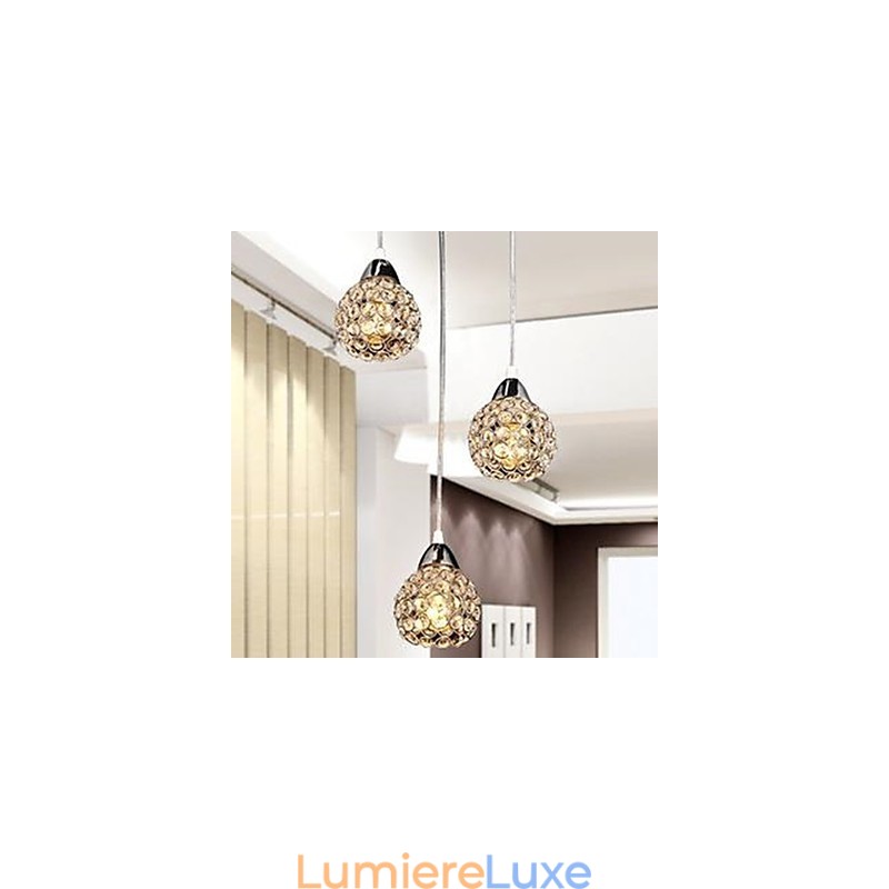 Lustre en cristal K9 pour petits repas