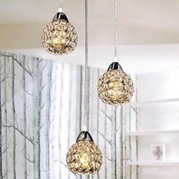 Lustre en cristal K9 pour petits repas