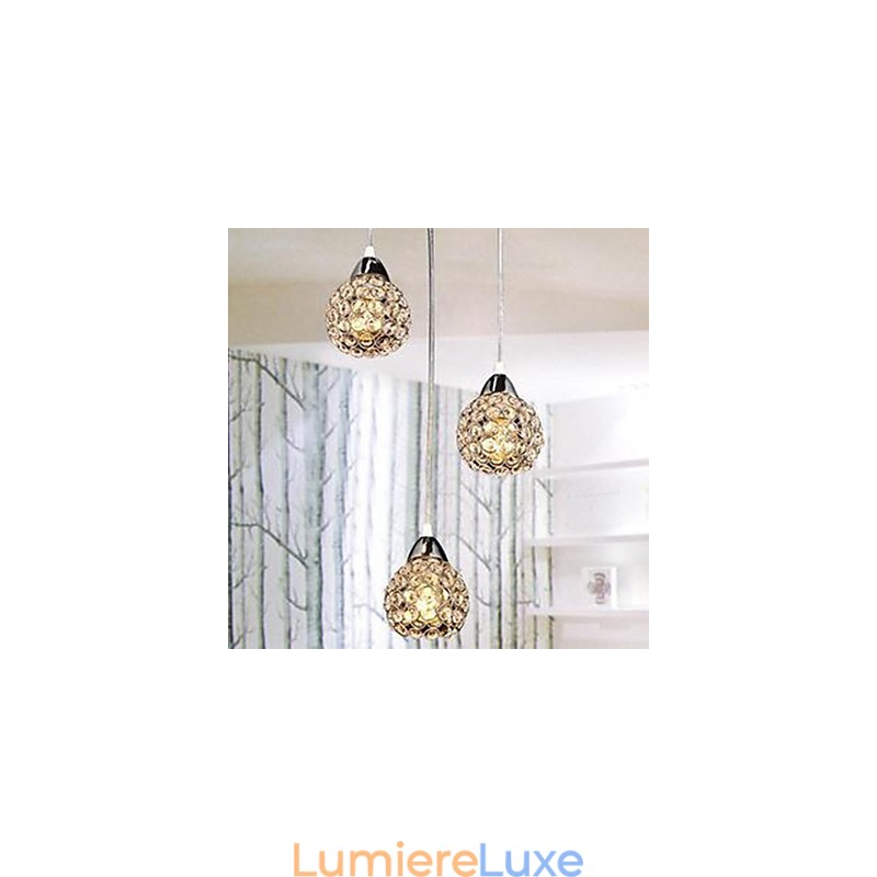 Lustre en cristal K9 pour petits repas