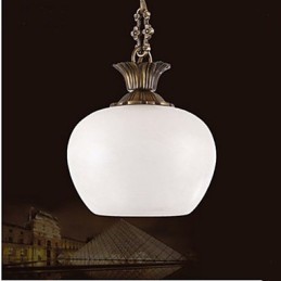 Le lustre simple en cuivre et marbre espagnol