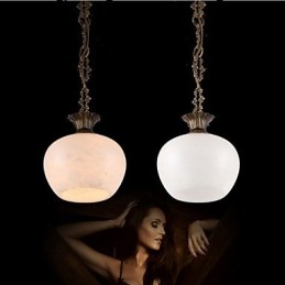 Le lustre simple en cuivre et marbre espagnol