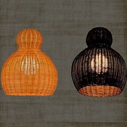 Lustre en rotin jacinthe
