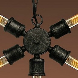 Suspension en métal avec peinture rétro