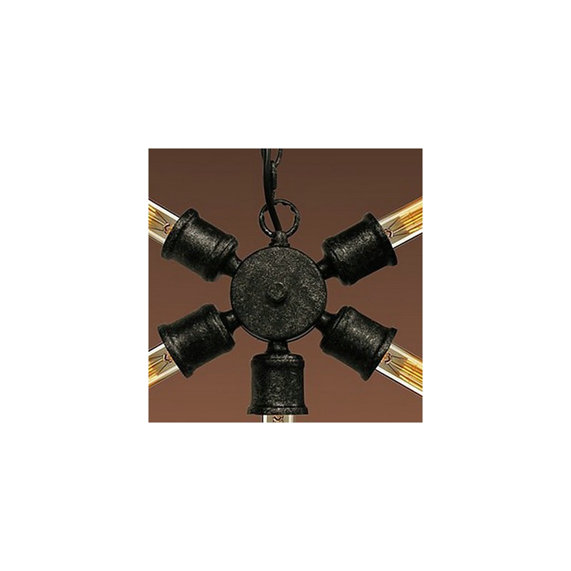 Suspension en métal avec peinture rétro