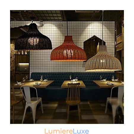 Lustre en bambou simple et créatif à une tête To Ri Lustre en bambou simple et créatif à une tête To Ri