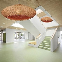 Suspension en métal de style campagnard contemporain moderne