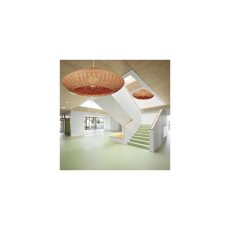 Suspension en métal de style campagnard contemporain moderne