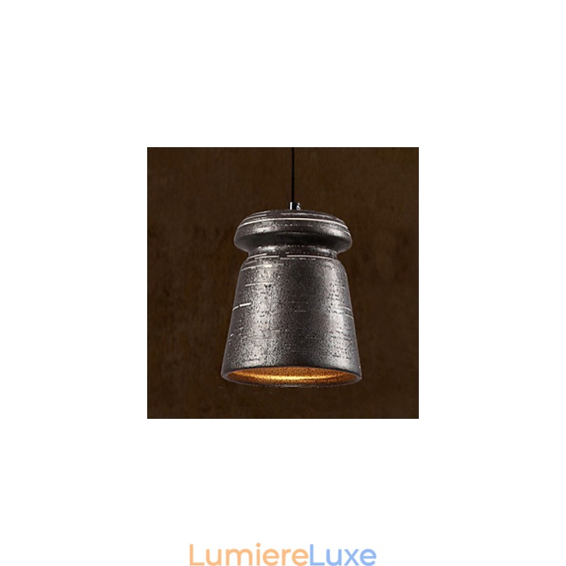 Lustre suspendu en céramique de style rétro pour salon de thé