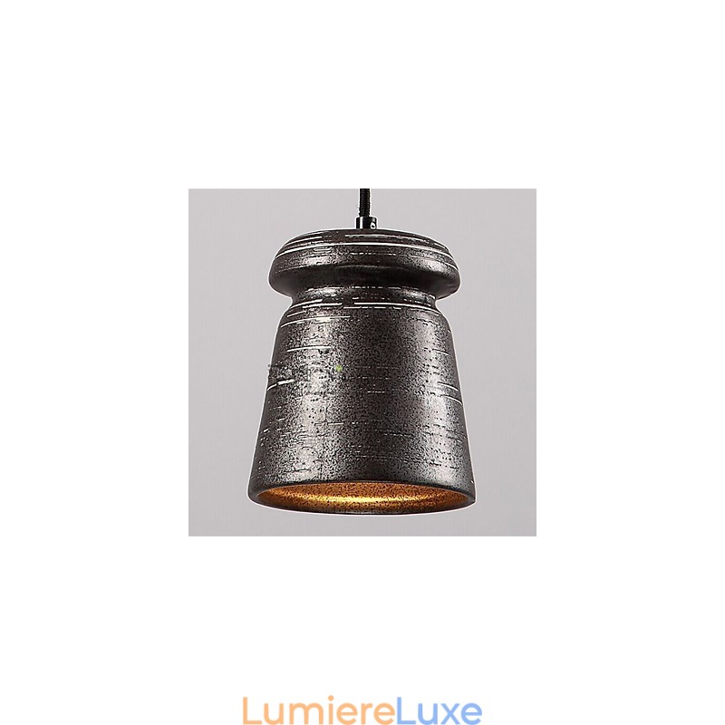 Lustre suspendu en céramique de style rétro pour salon de thé