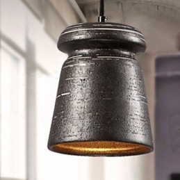 Lustre suspendu en céramique de style rétro pour salon de thé