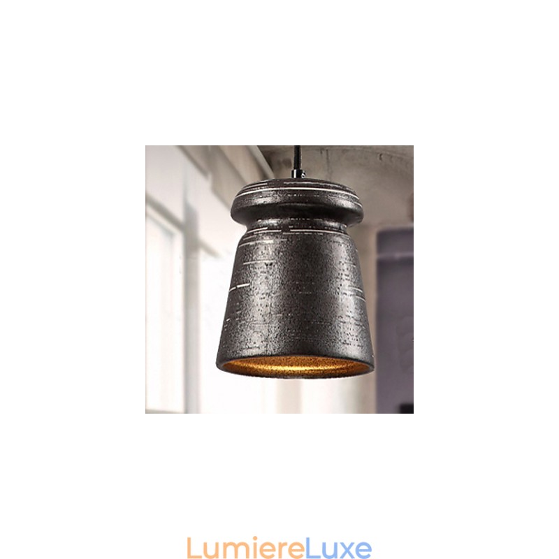 Lustre suspendu en céramique de style rétro pour salon de thé