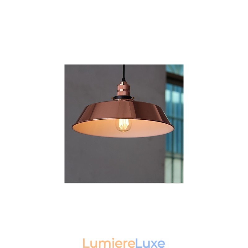 Lustre rétro minimaliste unique de 360 mm de diamètre