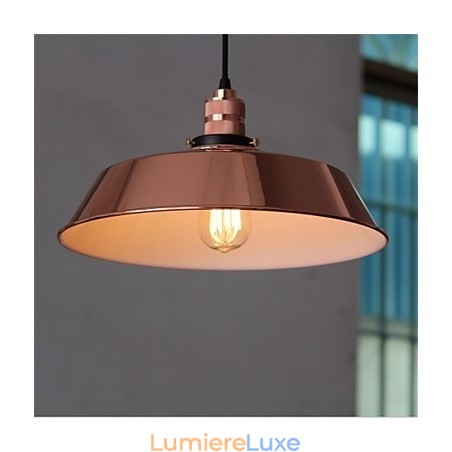 Lustre rétro minimaliste unique de 360 mm de diamètre Lustre rétro minimaliste unique de 360 mm de diamètre