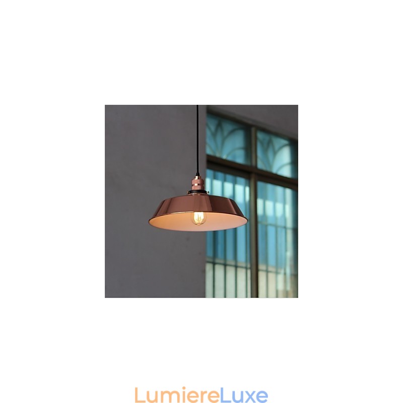 Lustre rétro minimaliste unique de 360 mm de diamètre