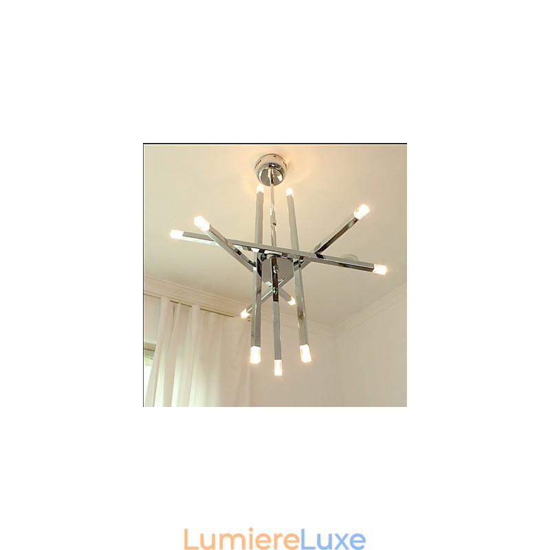 Lustre à 12 lumières design créatif et tendance