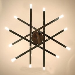 Lustre à 12 lumières design créatif et tendance