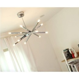 Lustre à 12 lumières design créatif et tendance