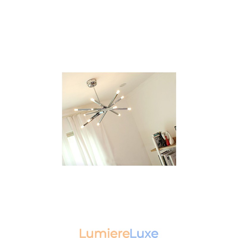 Lustre à 12 lumières design créatif et tendance
