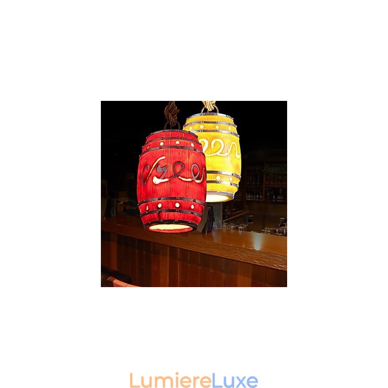 Lustre en résine de style minimaliste moderne