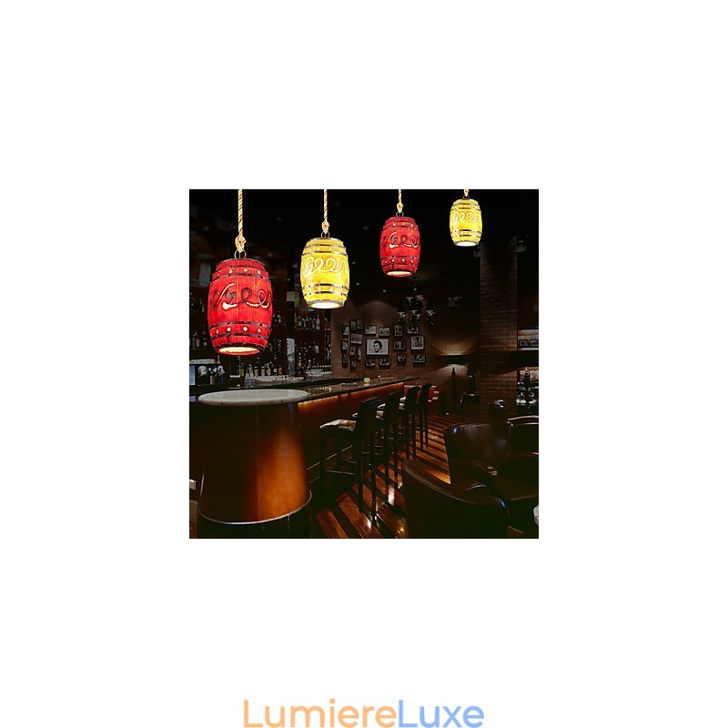 Lustre en résine de style minimaliste moderne