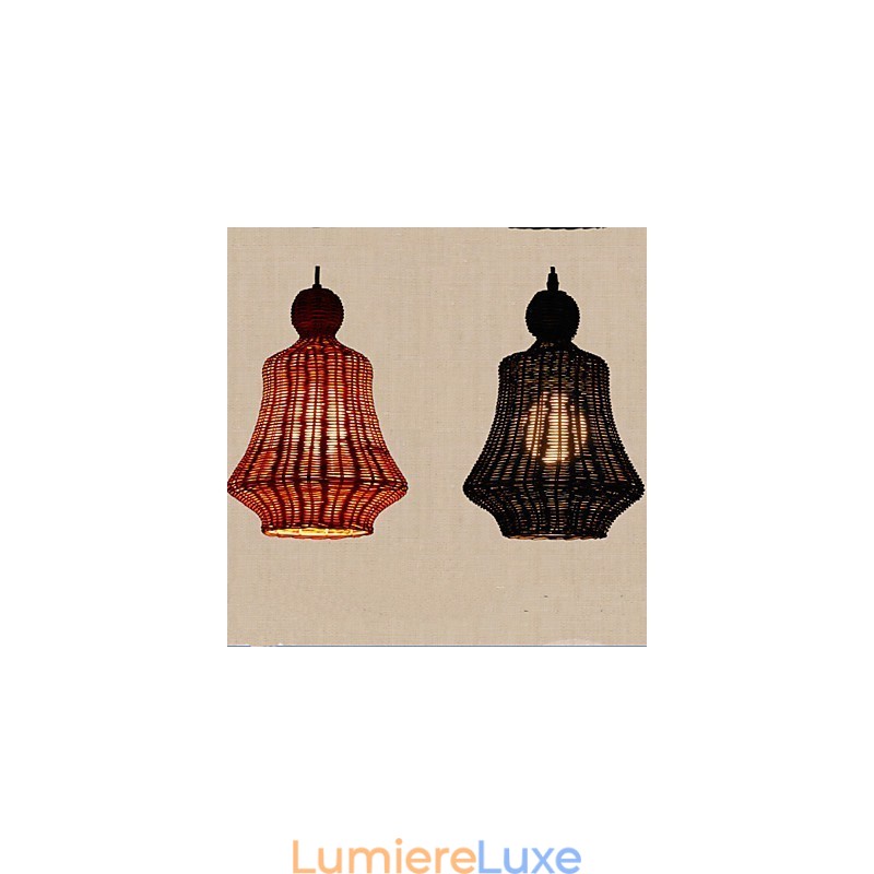 Lustre en rotin jacinthe