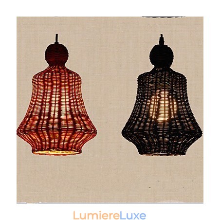 Lustre en rotin jacinthe Lustre en rotin jacinthe
