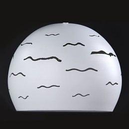 Éclairage simple, moderne et créatif en fer blanc véritable