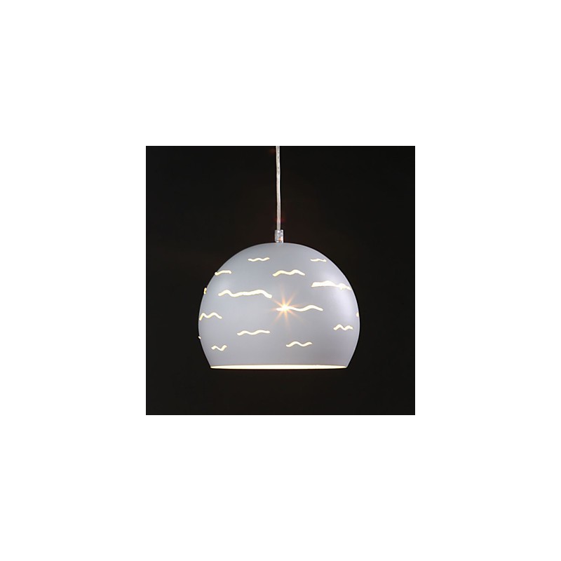 Éclairage simple, moderne et créatif en fer blanc véritable