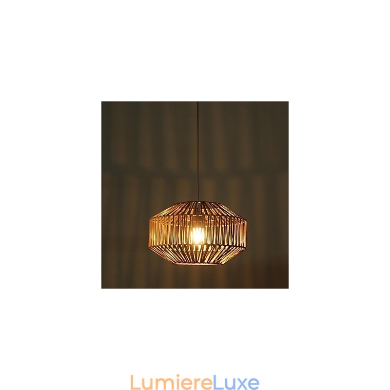 Lampe suspendue moderne contemporaine traditionnelle classique vintage lanterne pays peinture salle à manger
