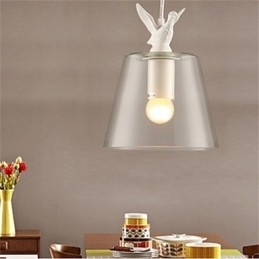 Lampe en verre à tête unique créative de style américain rétro, le café nordique