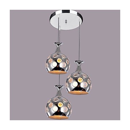 Suspension électroplaquée de style mini-île moderne et contemporaine Suspension électroplaquée de style mini-île moderne et contemporaine