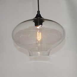 Suspension design Bubble 1 lumière minimaliste en fer peint