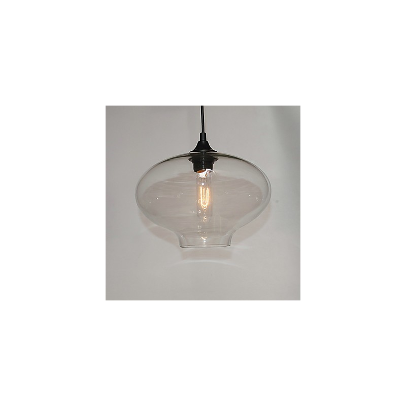 Suspension design Bubble 1 lumière minimaliste en fer peint