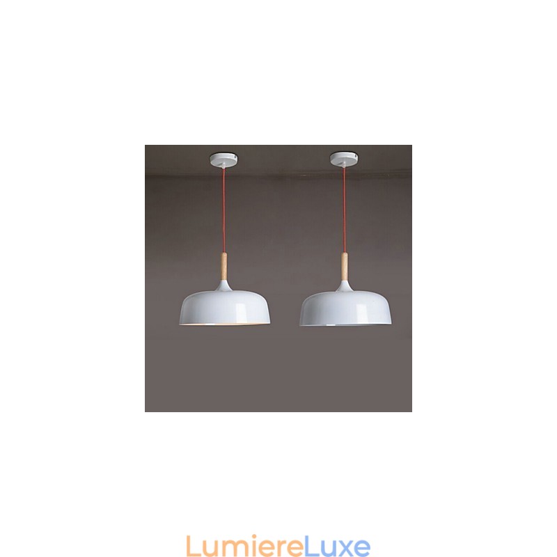 Suspension en métal style peinture country
