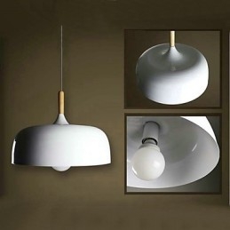 Suspension en métal style peinture country