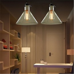 Lampe en verre à tête unique créative de style américain rétro, le café nordique