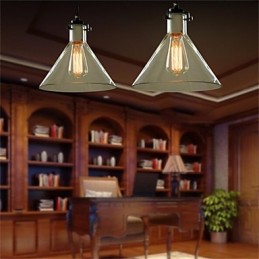 Lampe en verre à tête unique créative de style américain rétro, le café nordique