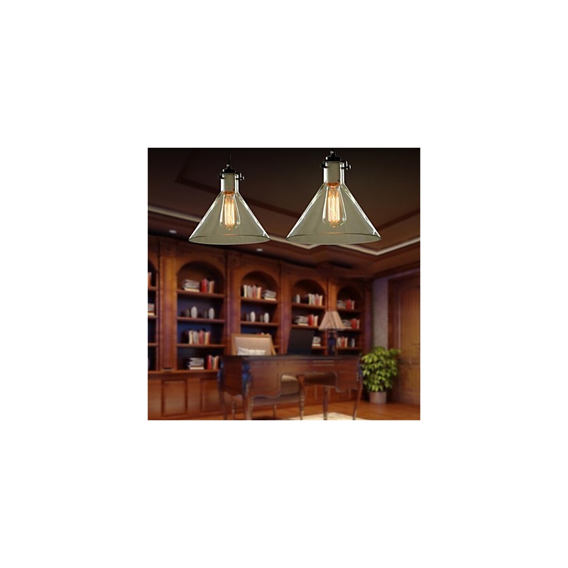 Lampe en verre à tête unique créative de style américain rétro, le café nordique