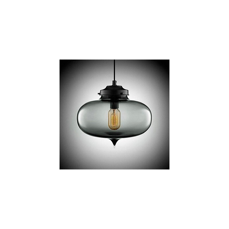 Suspension design Bubble 1 lumière minimaliste en fer peint