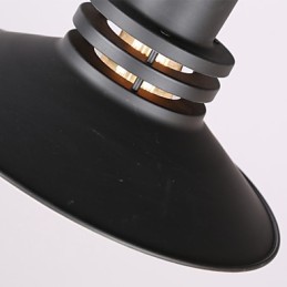 Suspension industrielle style loft de style campagnard américain, luminaire décoratif en métal pour la maison