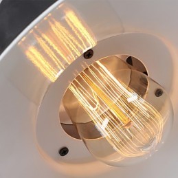 Suspension industrielle style loft de style campagnard américain, luminaire décoratif en métal pour la maison