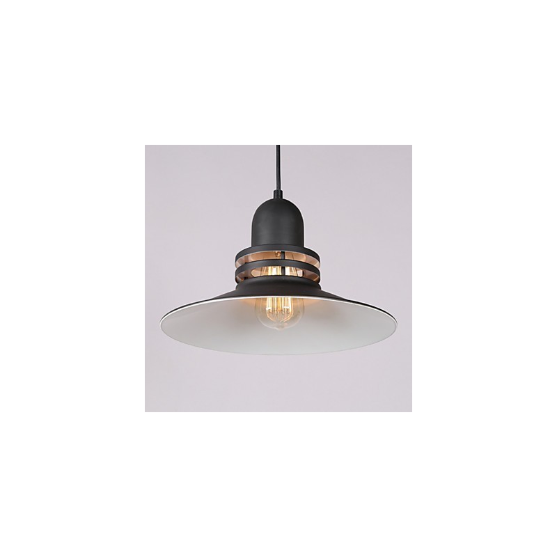 Suspension industrielle style loft de style campagnard américain, luminaire décoratif en métal pour la maison