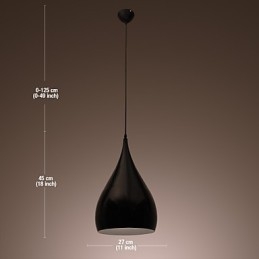 Mini suspension de style moderne contemporain rétro bol