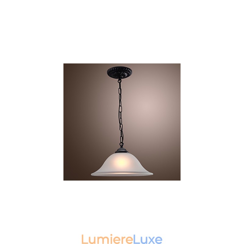 Suspension en bronze de style mini bol classique traditionnel