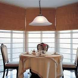Suspension en bronze de style mini bol classique traditionnel