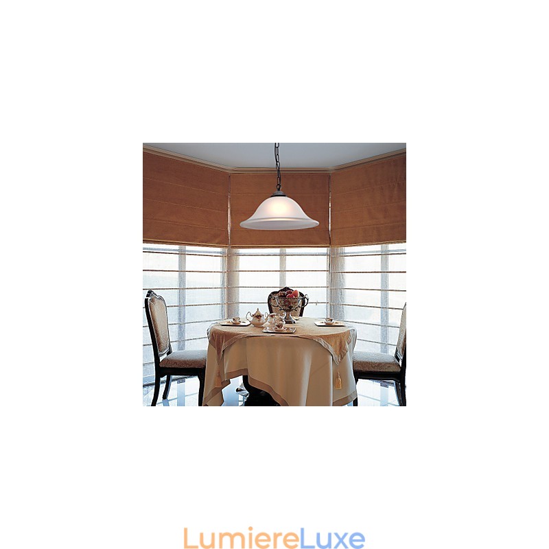 Suspension en bronze de style mini bol classique traditionnel