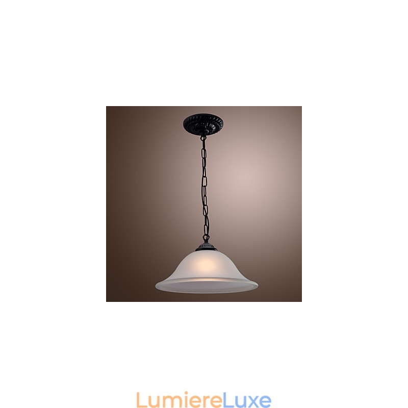 Suspension en bronze de style mini bol classique traditionnel