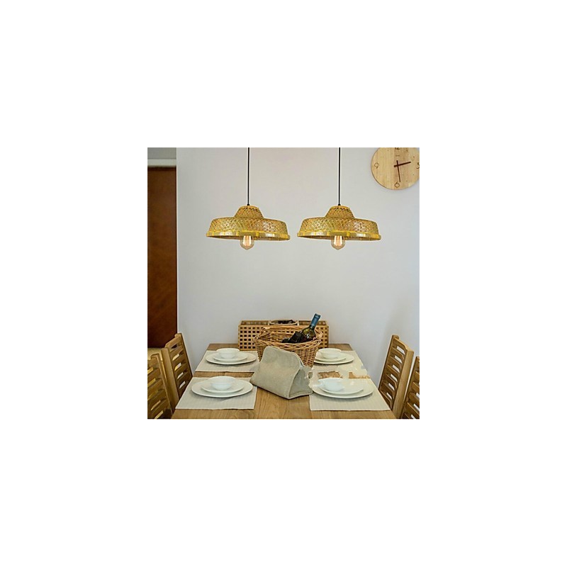 1 Tête du Musée Americange Creative Bamboo Straw Hat Light Simple