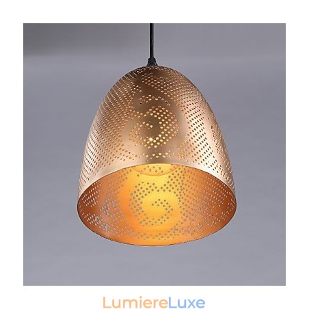 Lustre moderne en fer forgé doré Lustre moderne en fer forgé doré